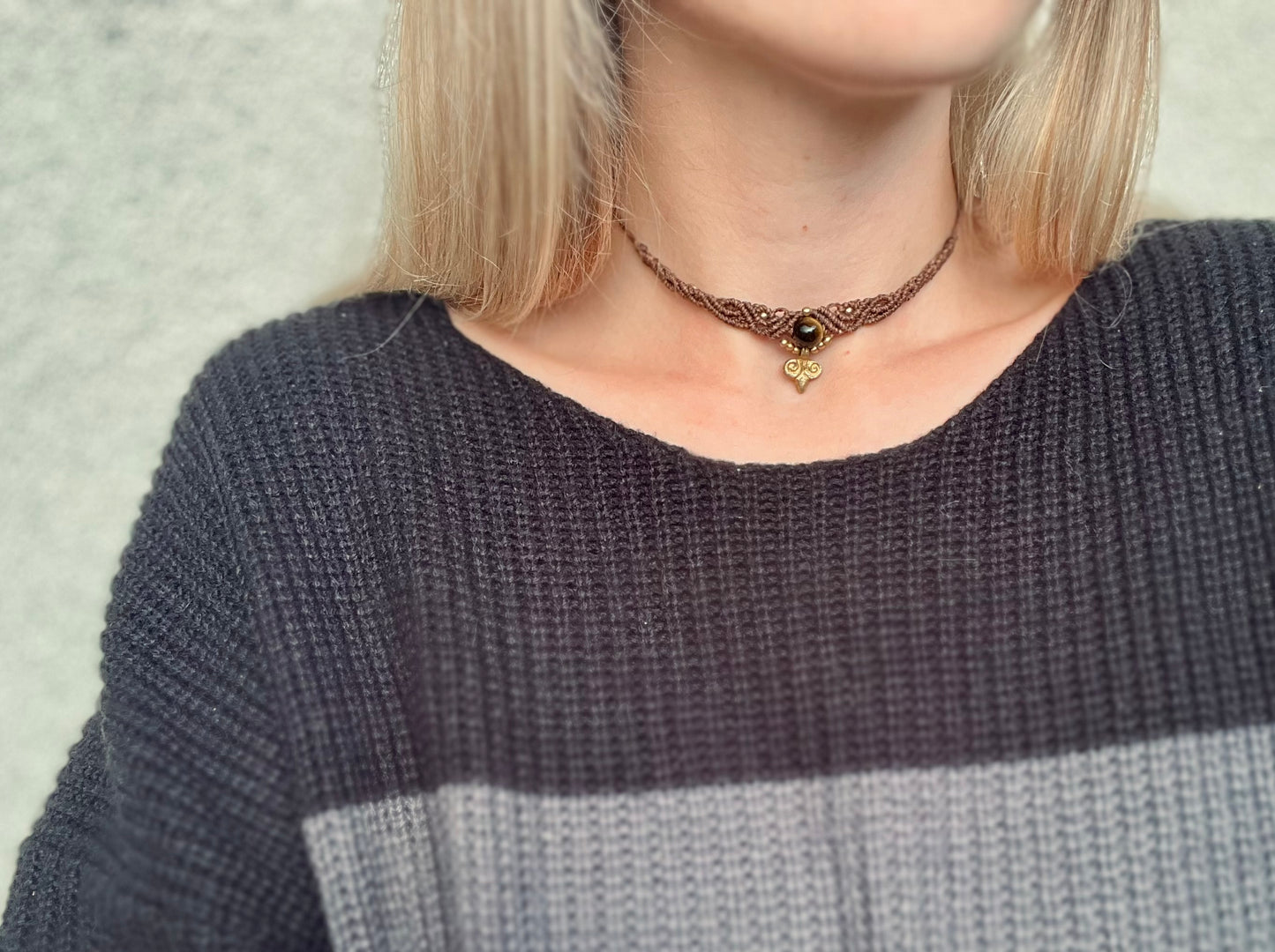 Tiger's Eye Crystal Necklace