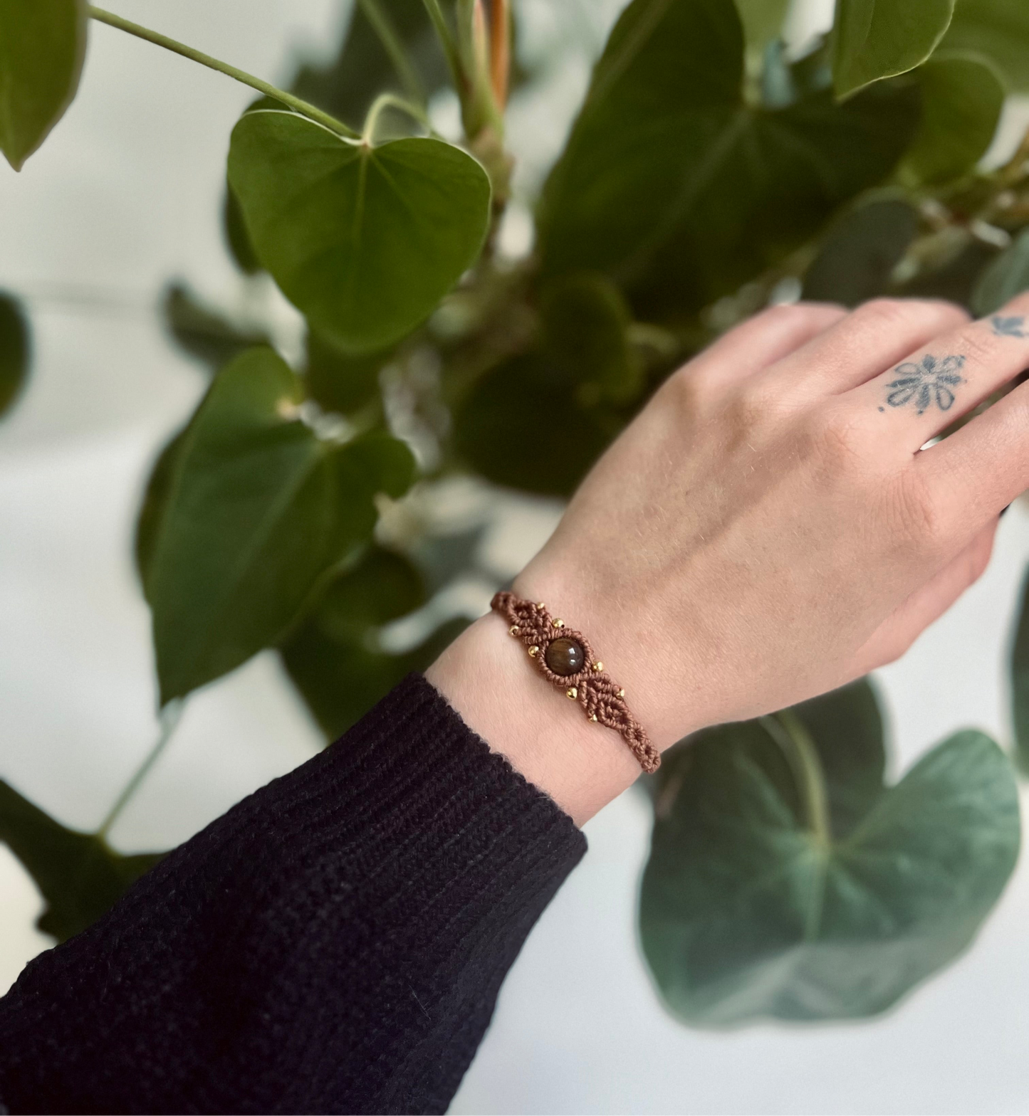 Zapestnica s kristalom Tigrovo oko