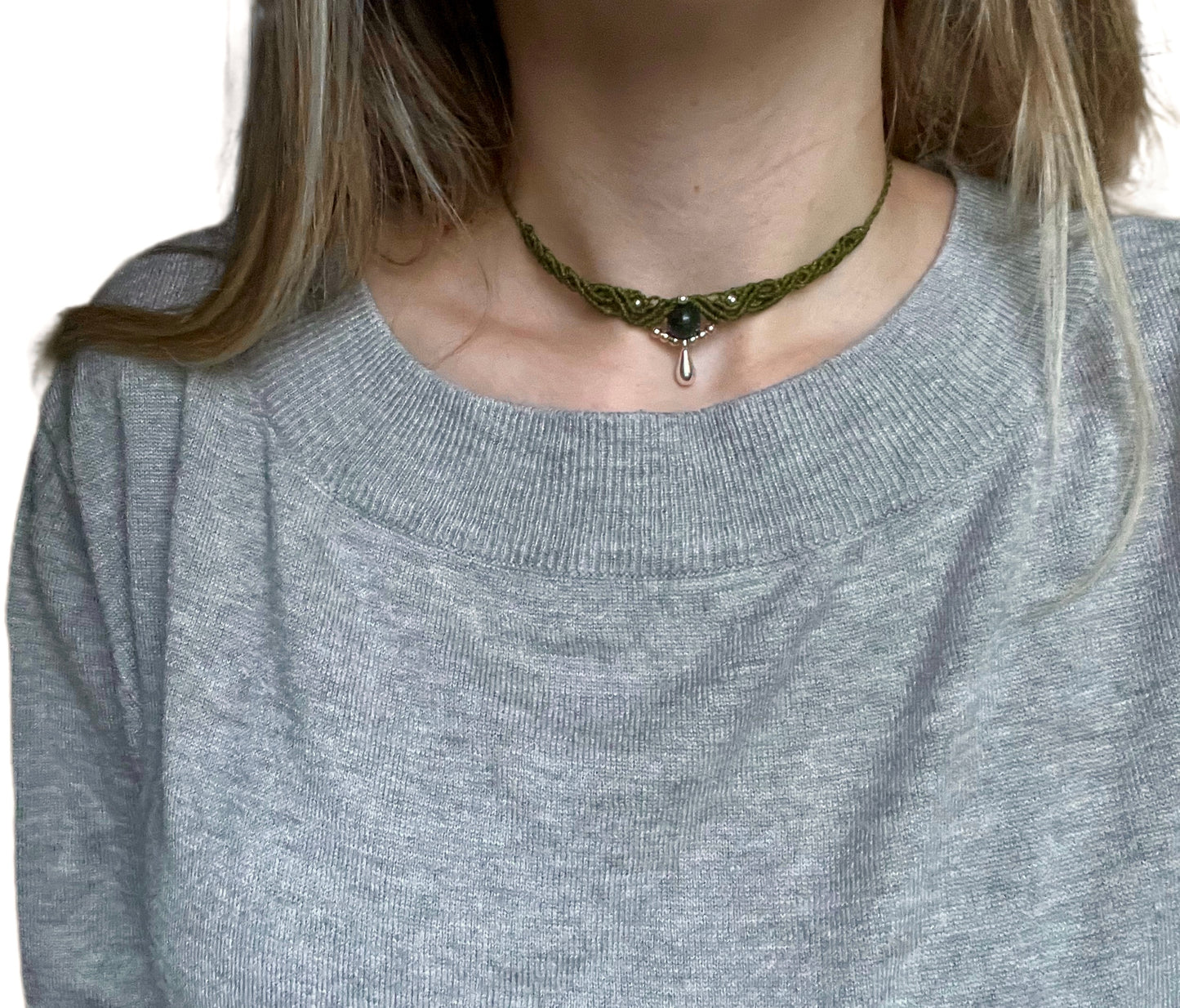 Ogrlica s kristalom Smaragd