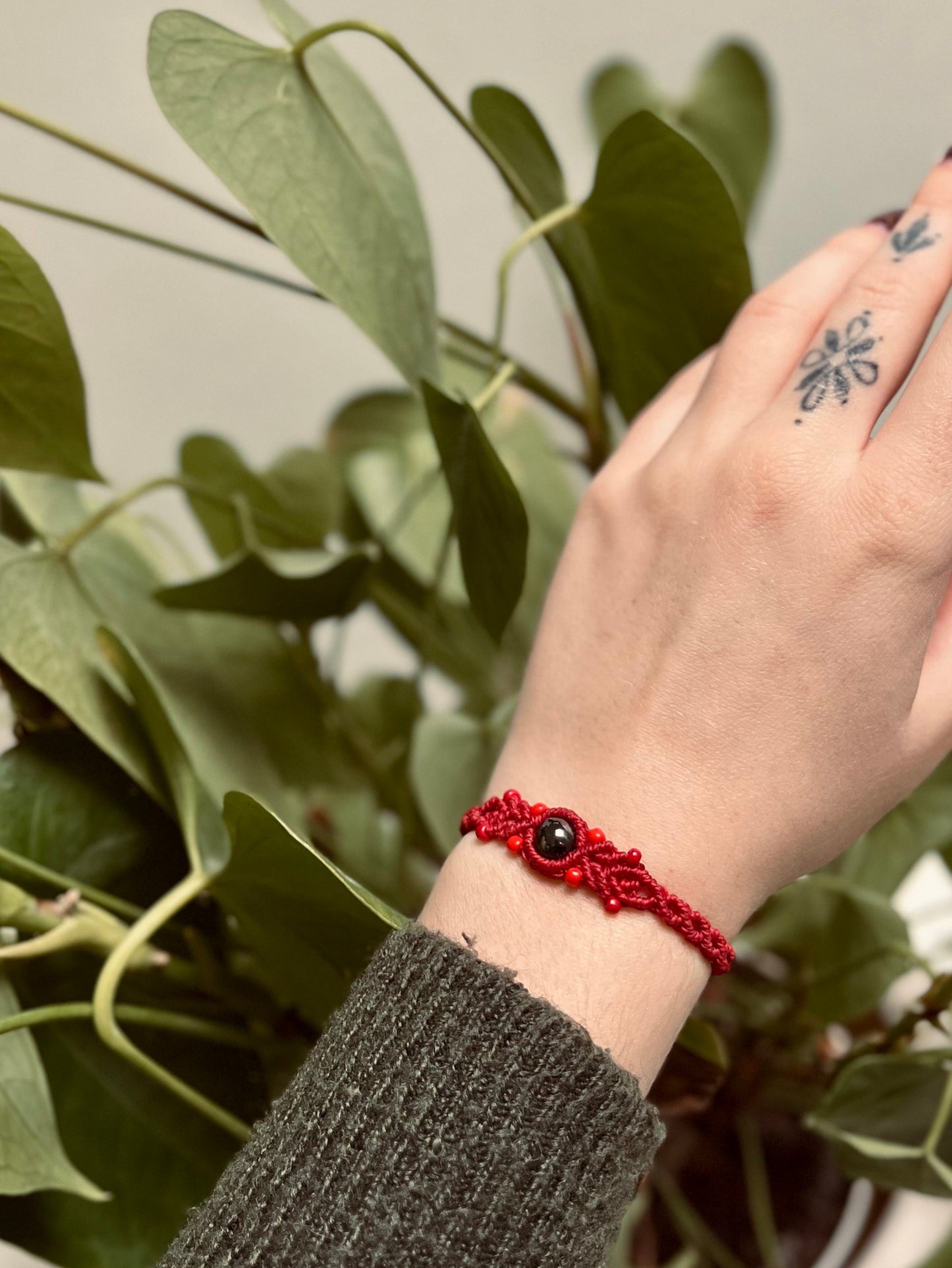 Hematite crystal bracelet