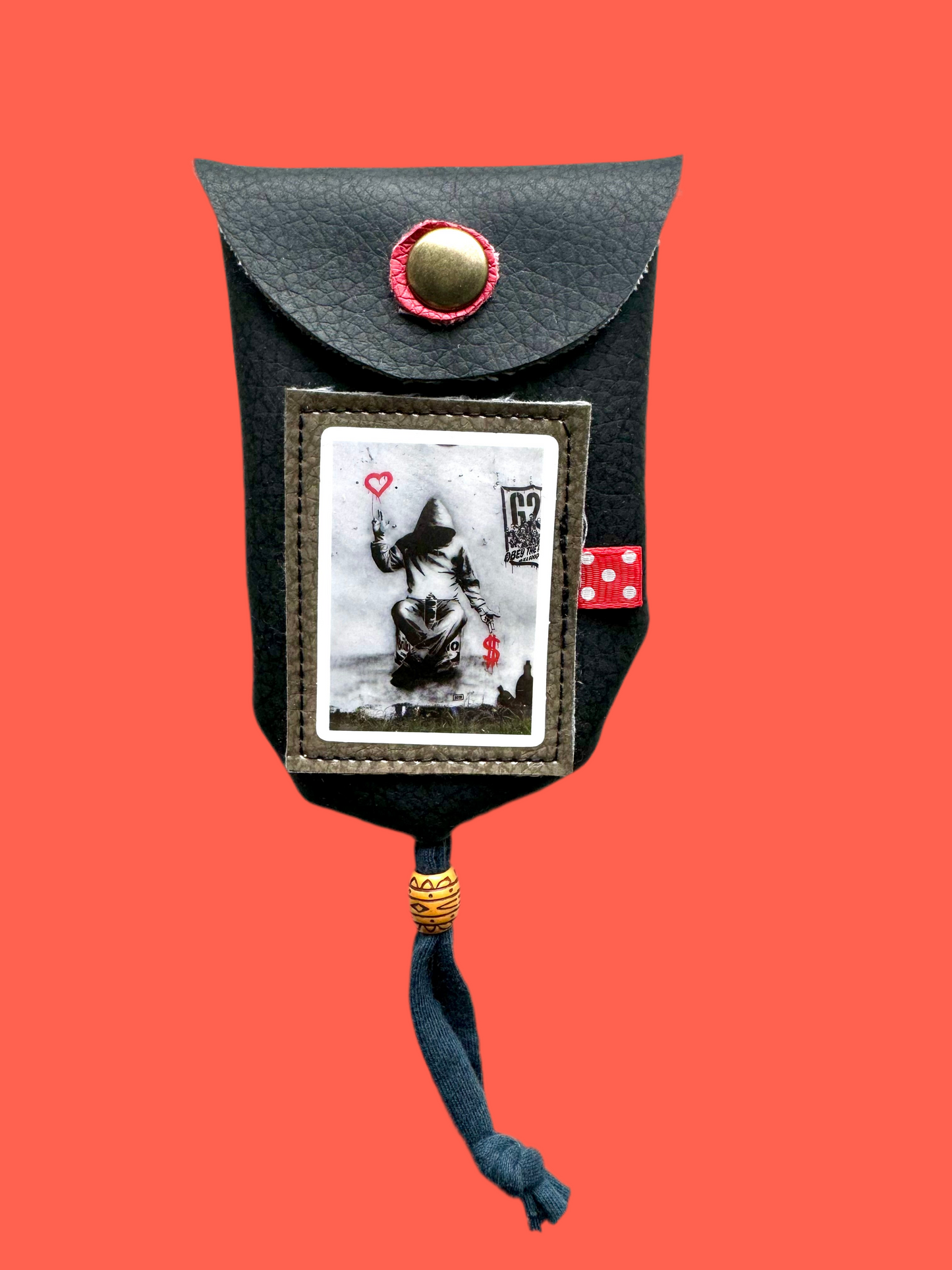 Banksy key pouch