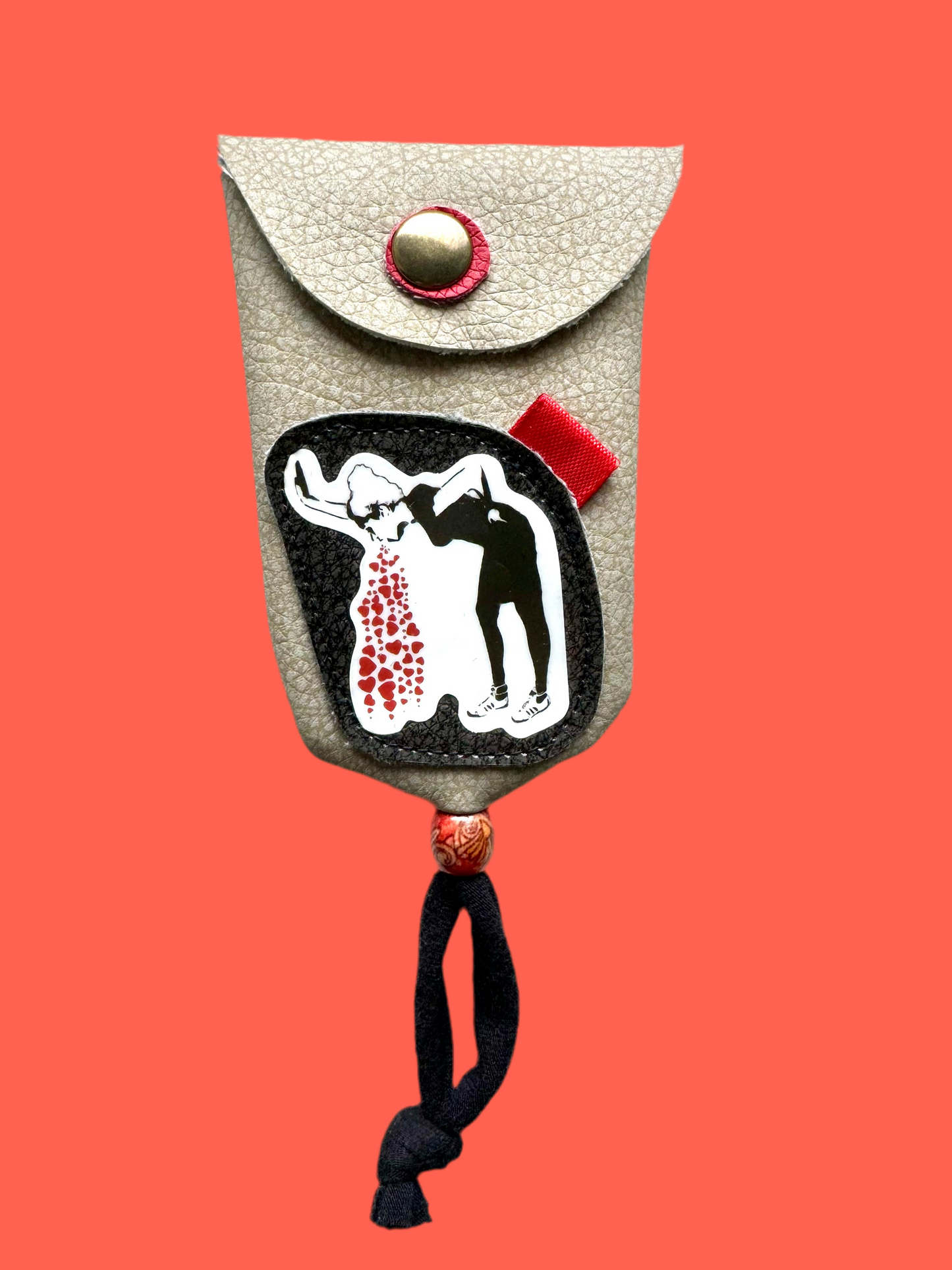 Banksy key pouch