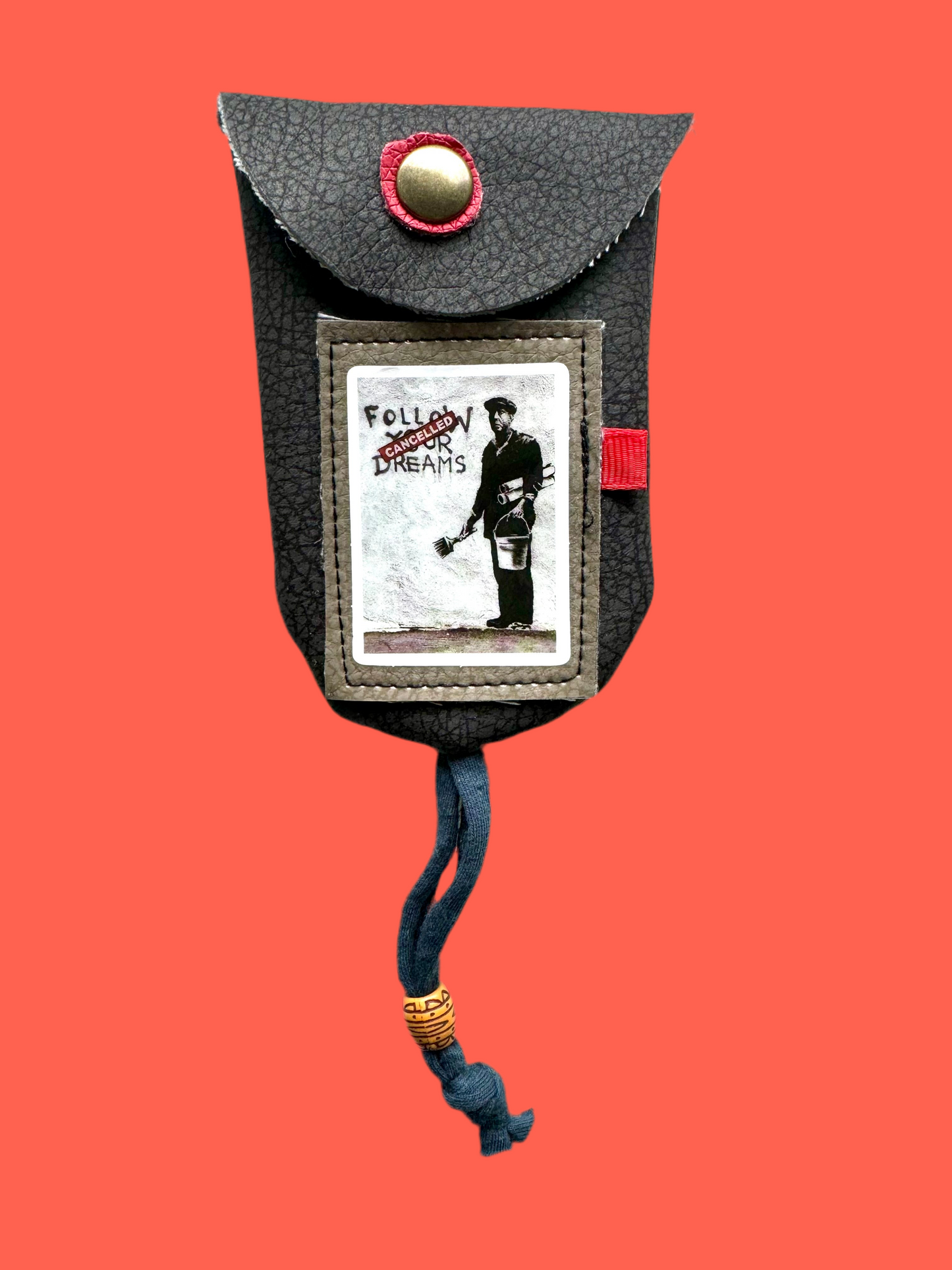Banksy key pouch