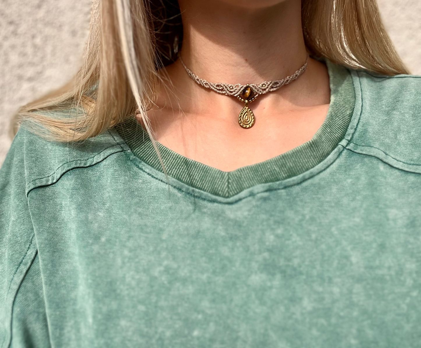 Tiger's Eye Crystal Necklace