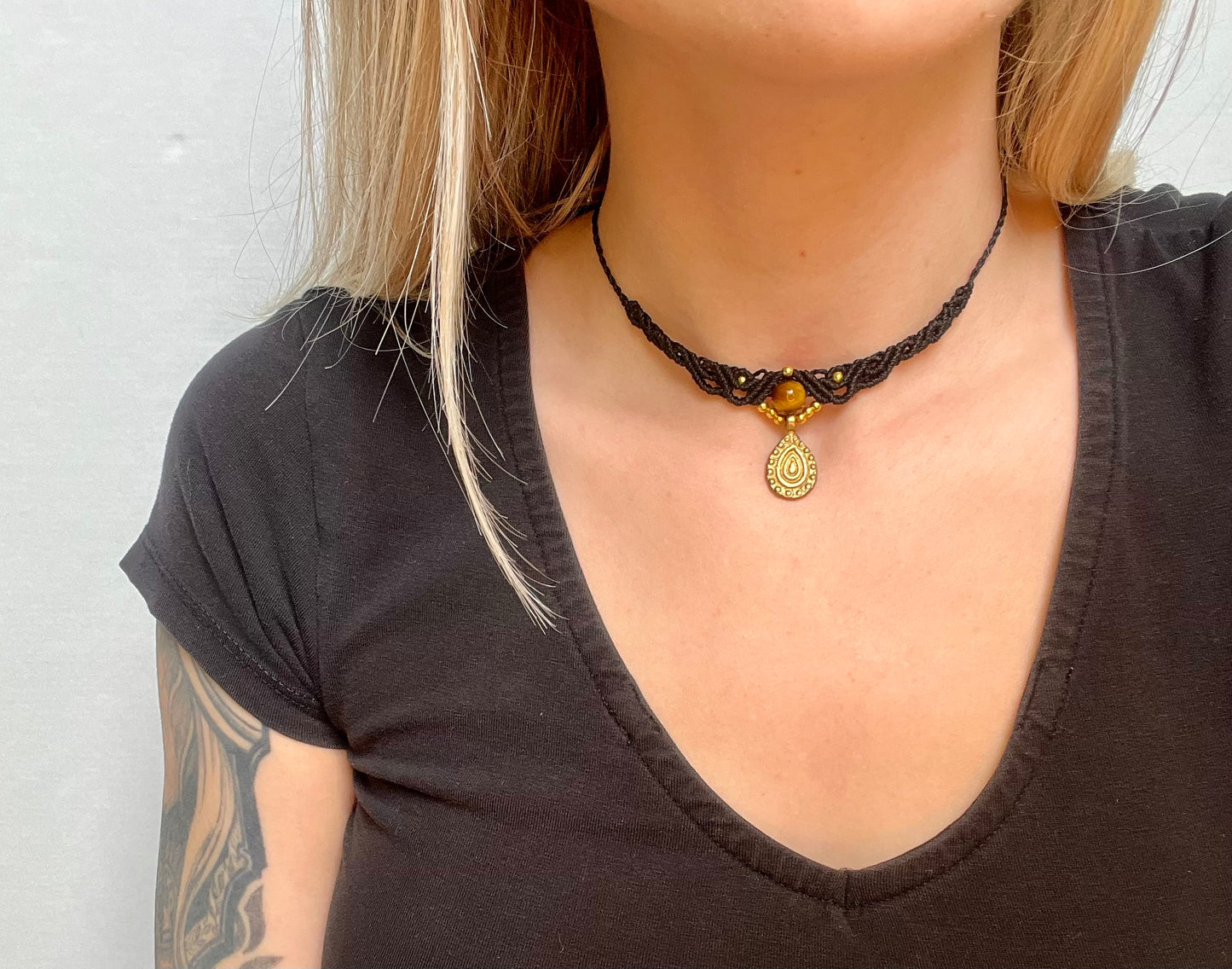 Tiger's Eye Crystal Necklace