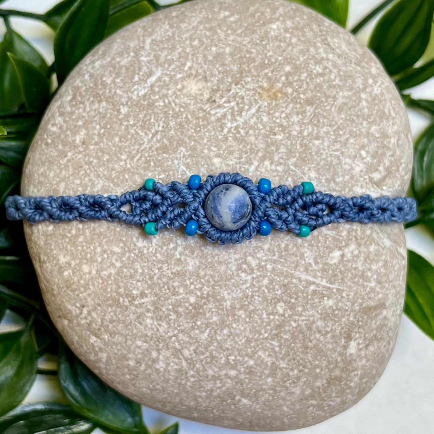 Sodalite crystal bracelet