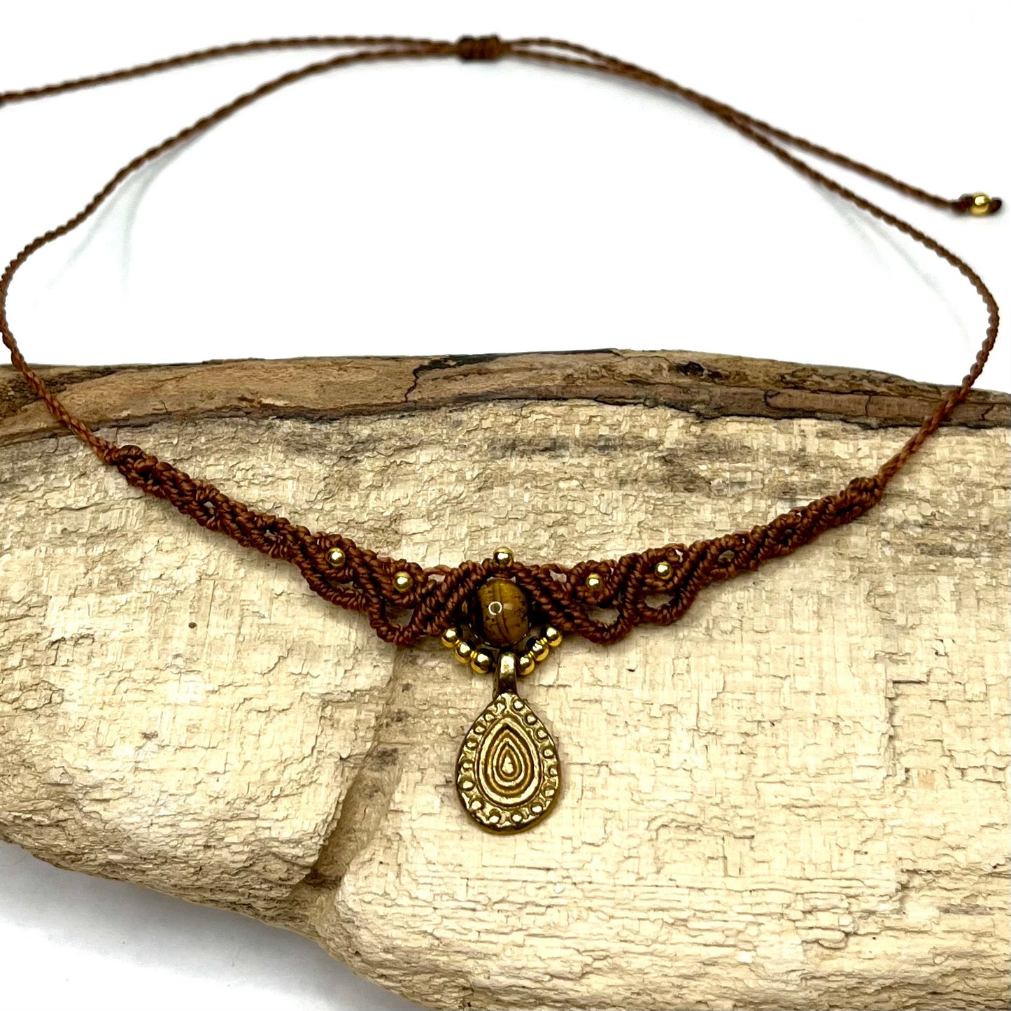 Tiger's Eye Crystal Necklace