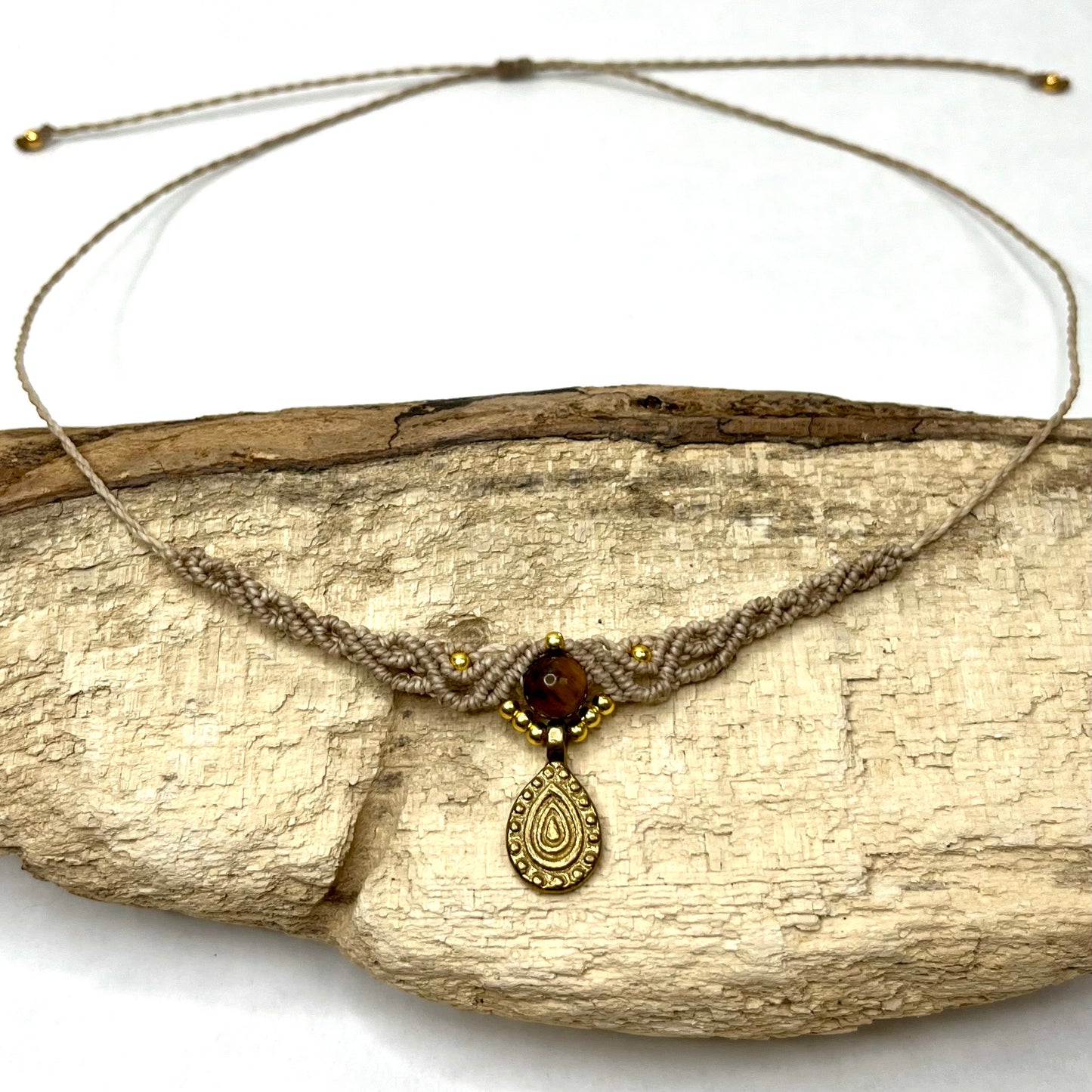 Tiger's Eye Crystal Necklace