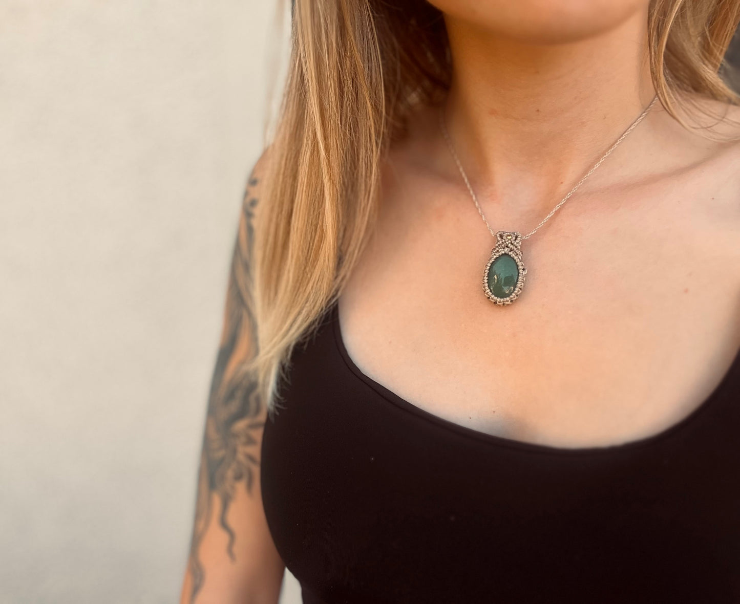 Amulet s kristalom Zeleni aventurin
