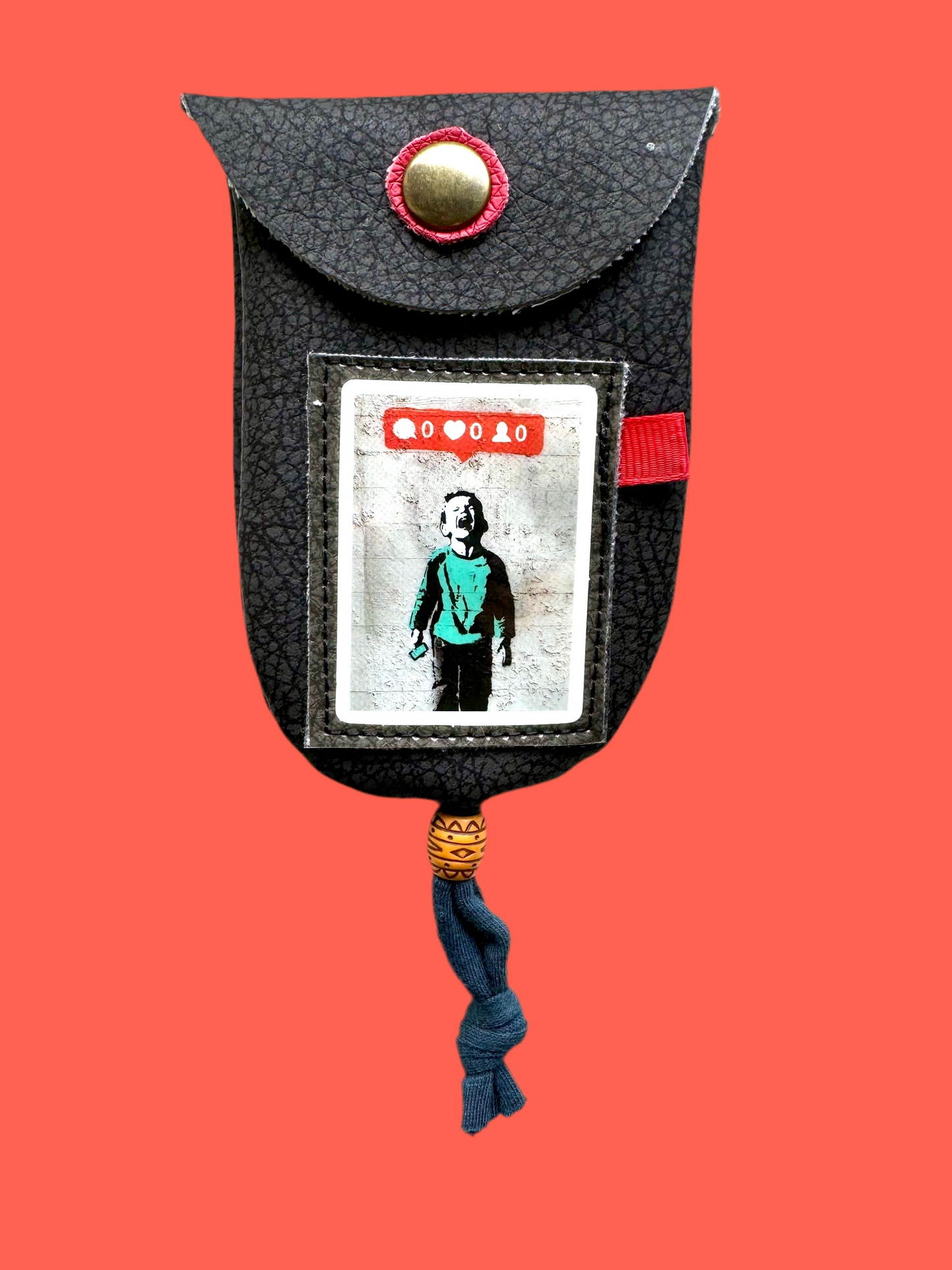 Banksy key pouch