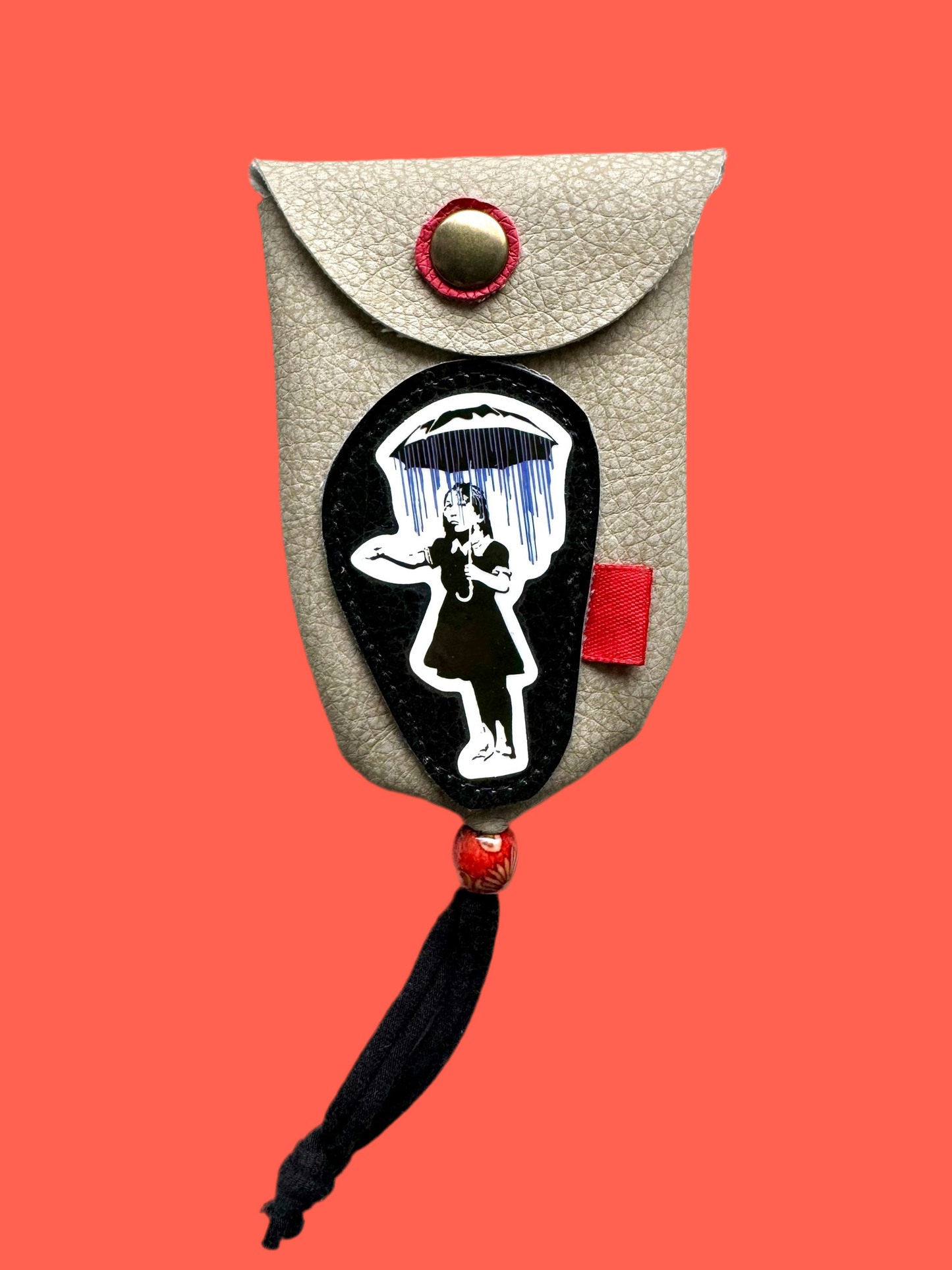 Banksy key pouch
