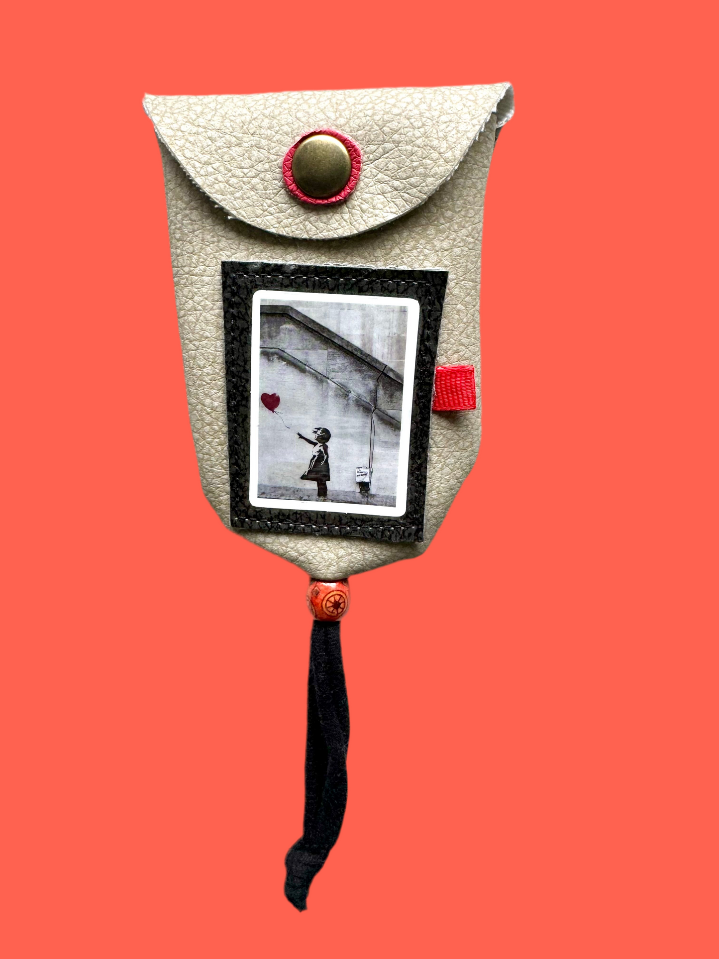 Banksy key pouch