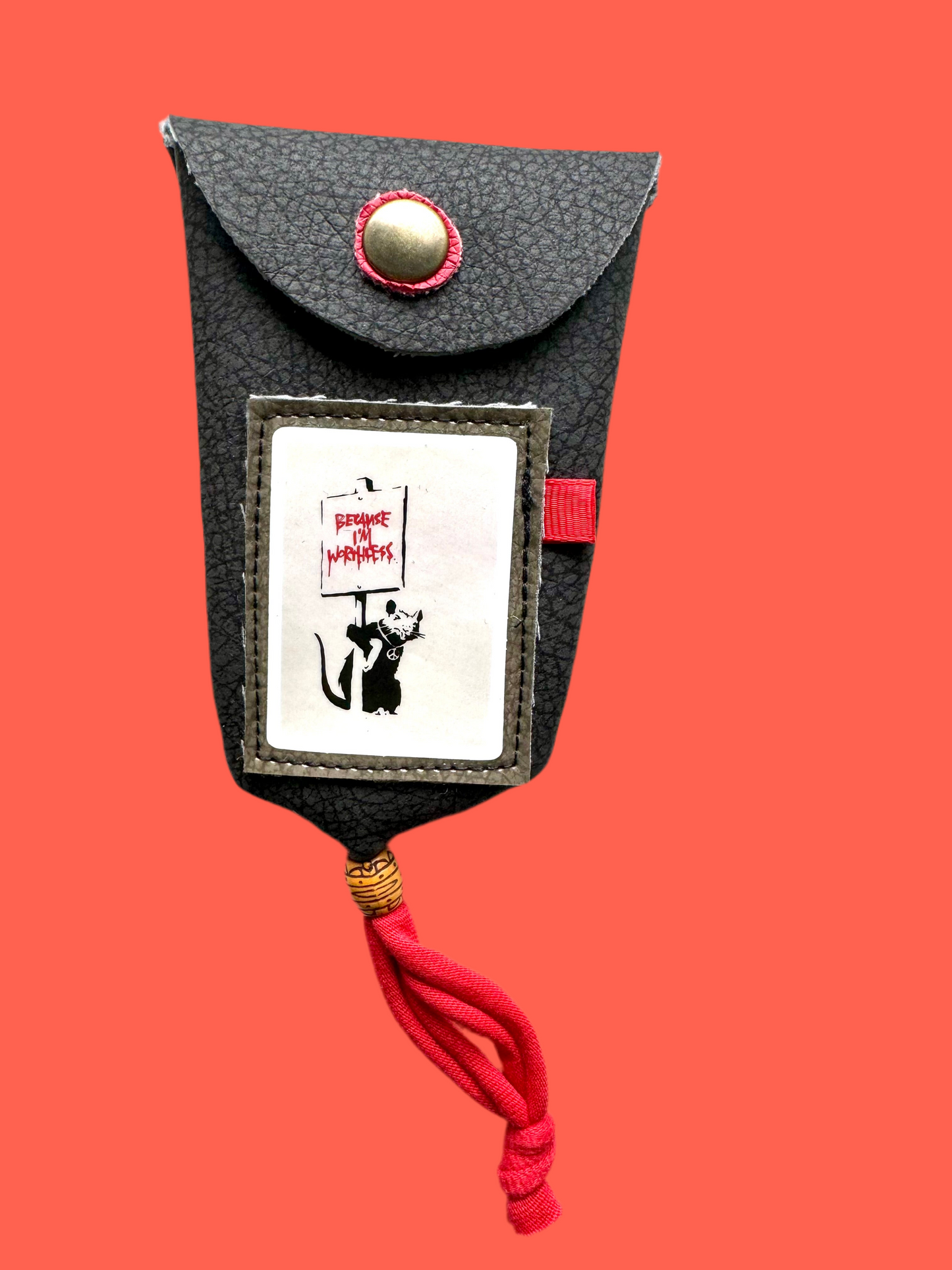 Banksy key pouch