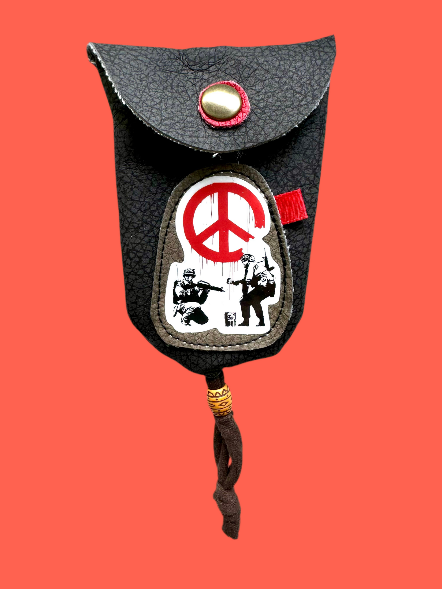 Banksy key pouch