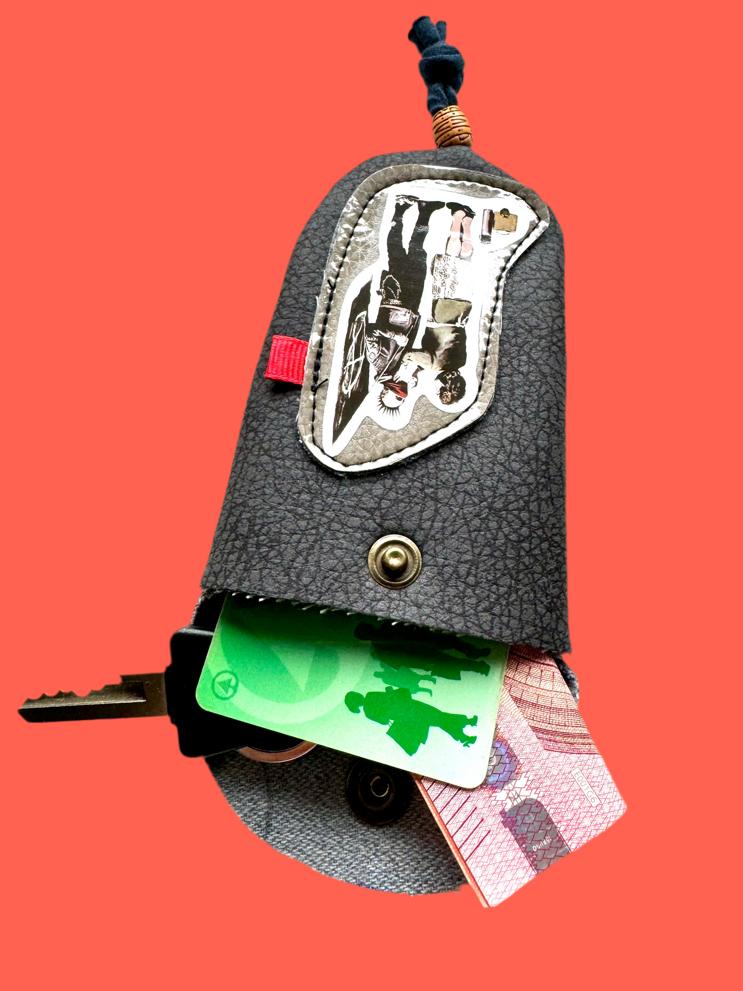 Banksy key pouch