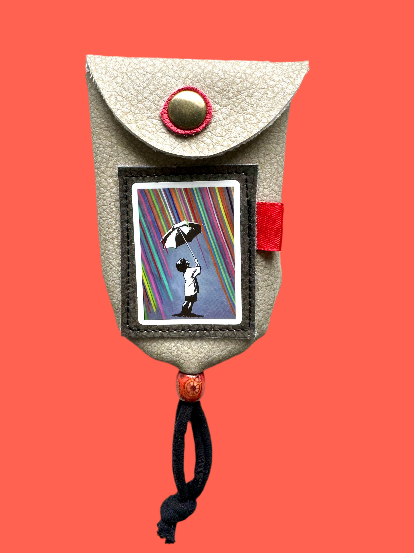 Banksy key pouch