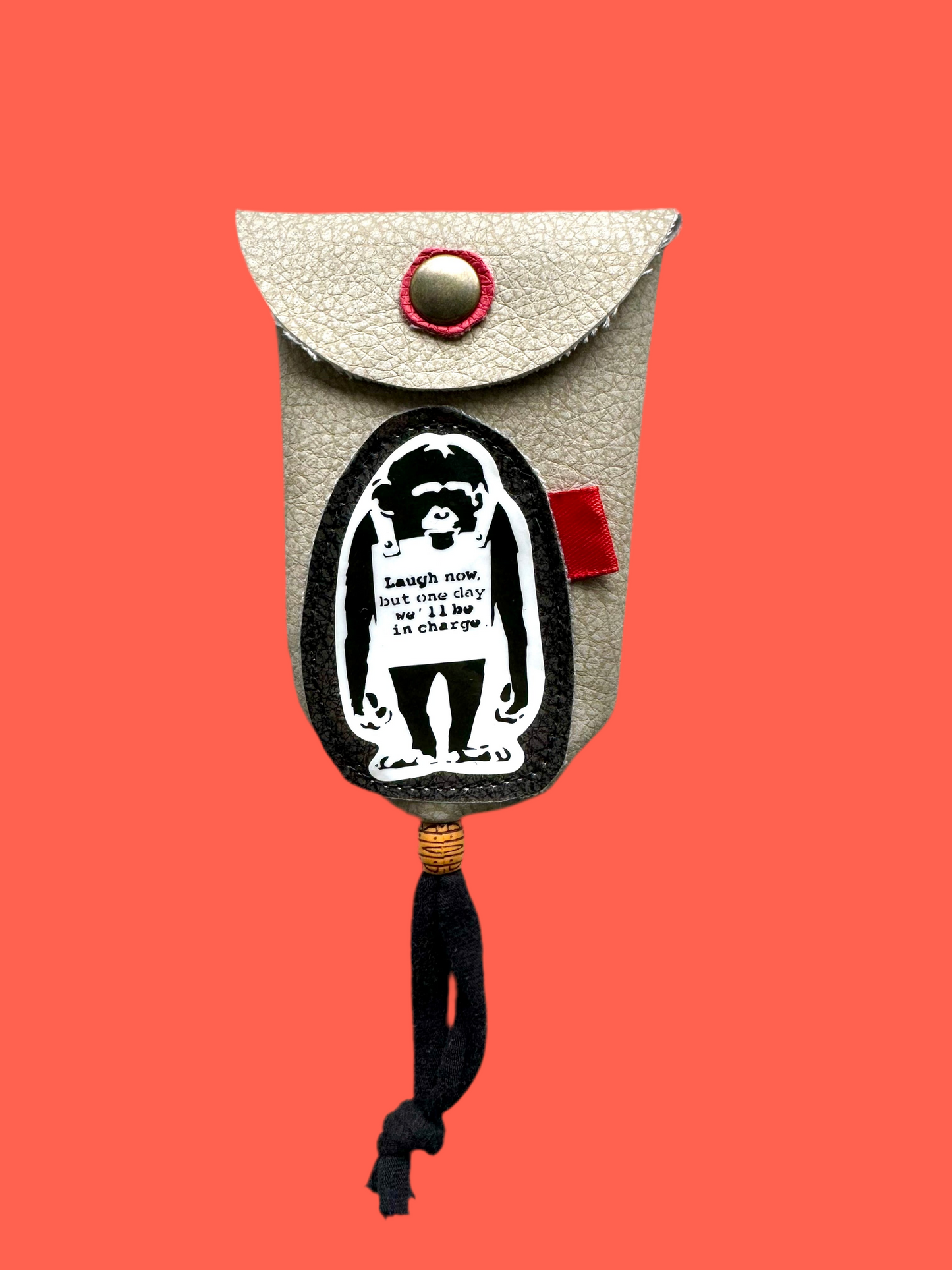 Banksy key pouch
