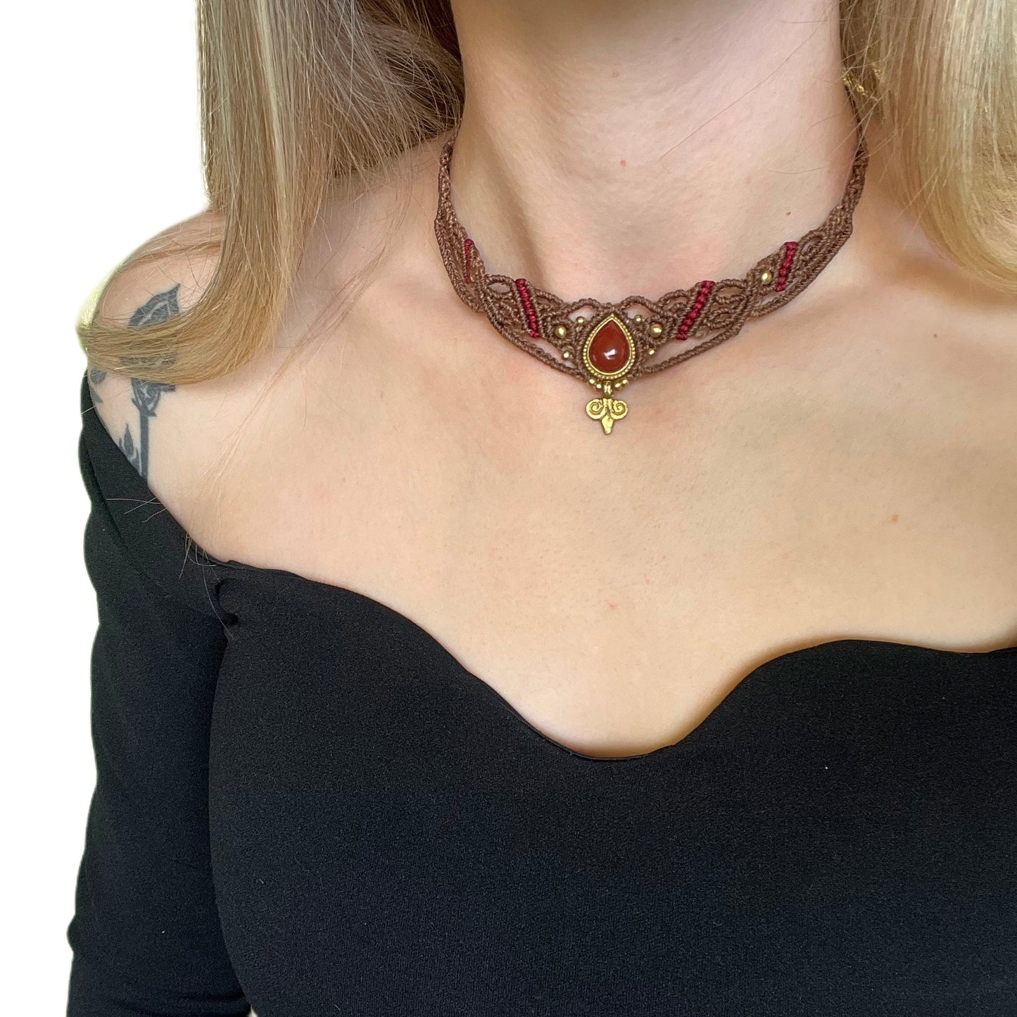 Ogrlica s kristalom Karneol