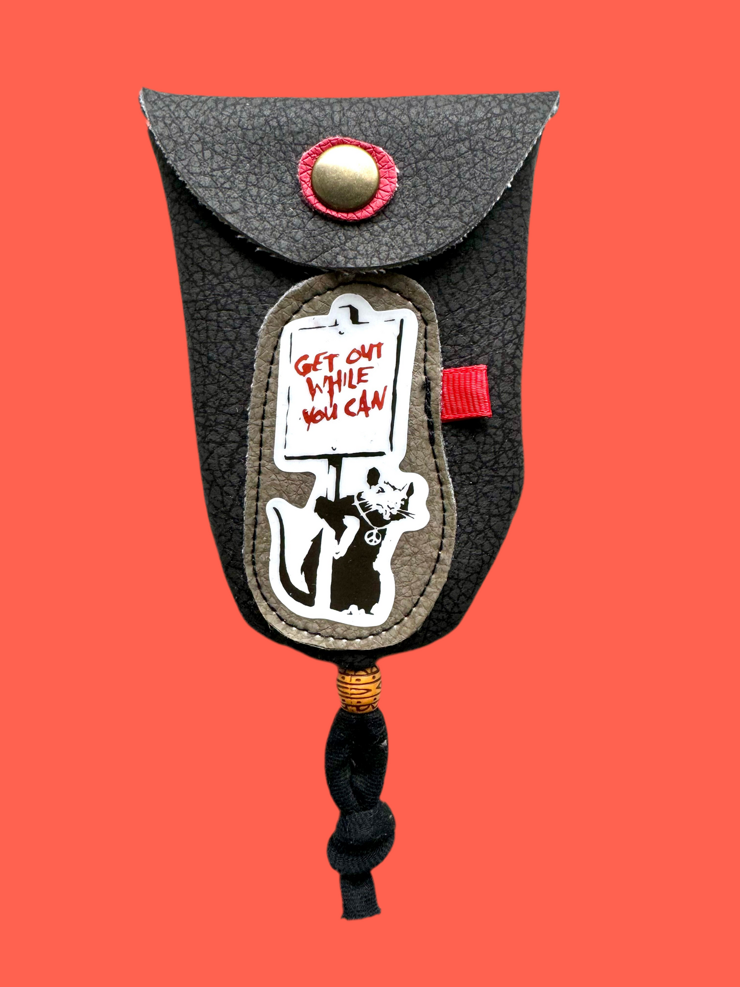 Banksy key pouch