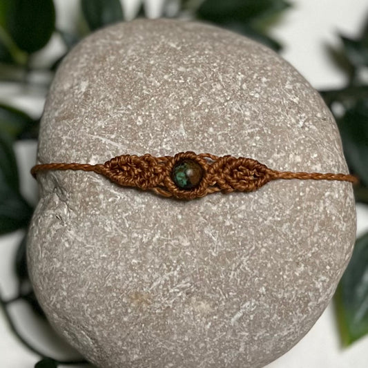 Zapestnica s kristalom Afriški turkiz