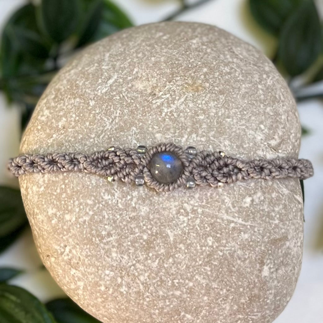 Labradorite crystal bracelet
