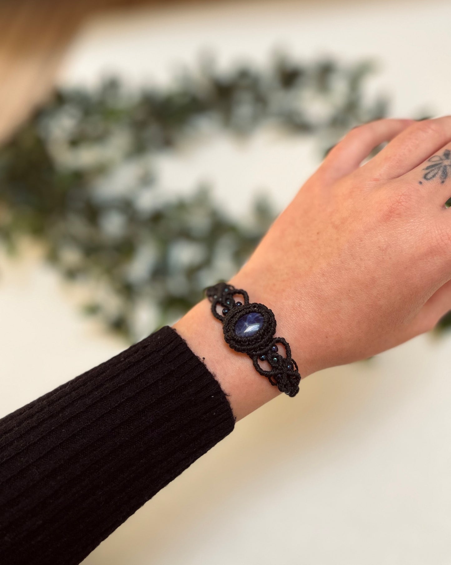 Bracelet with Sodalite crystal