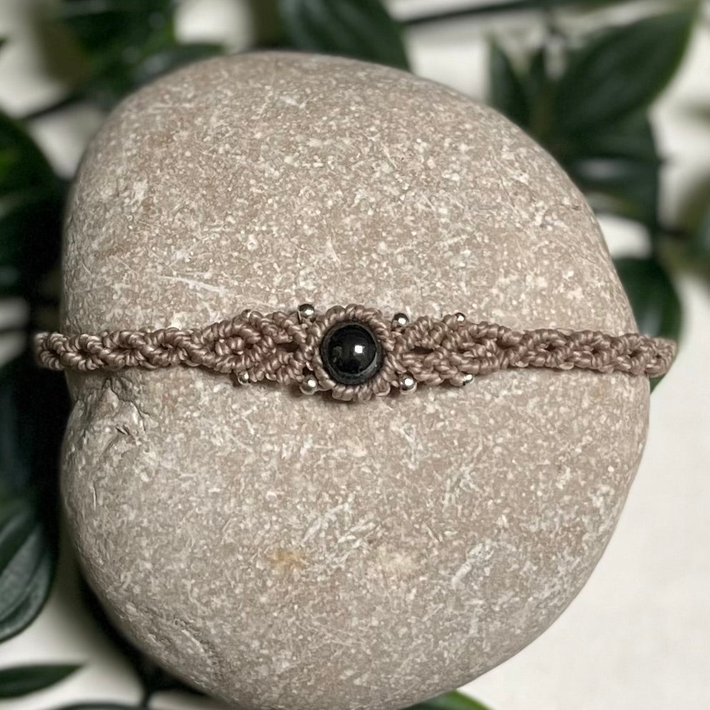 Hematite crystal bracelet