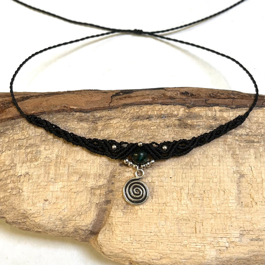 Ogrlica s kristalom Smaragd