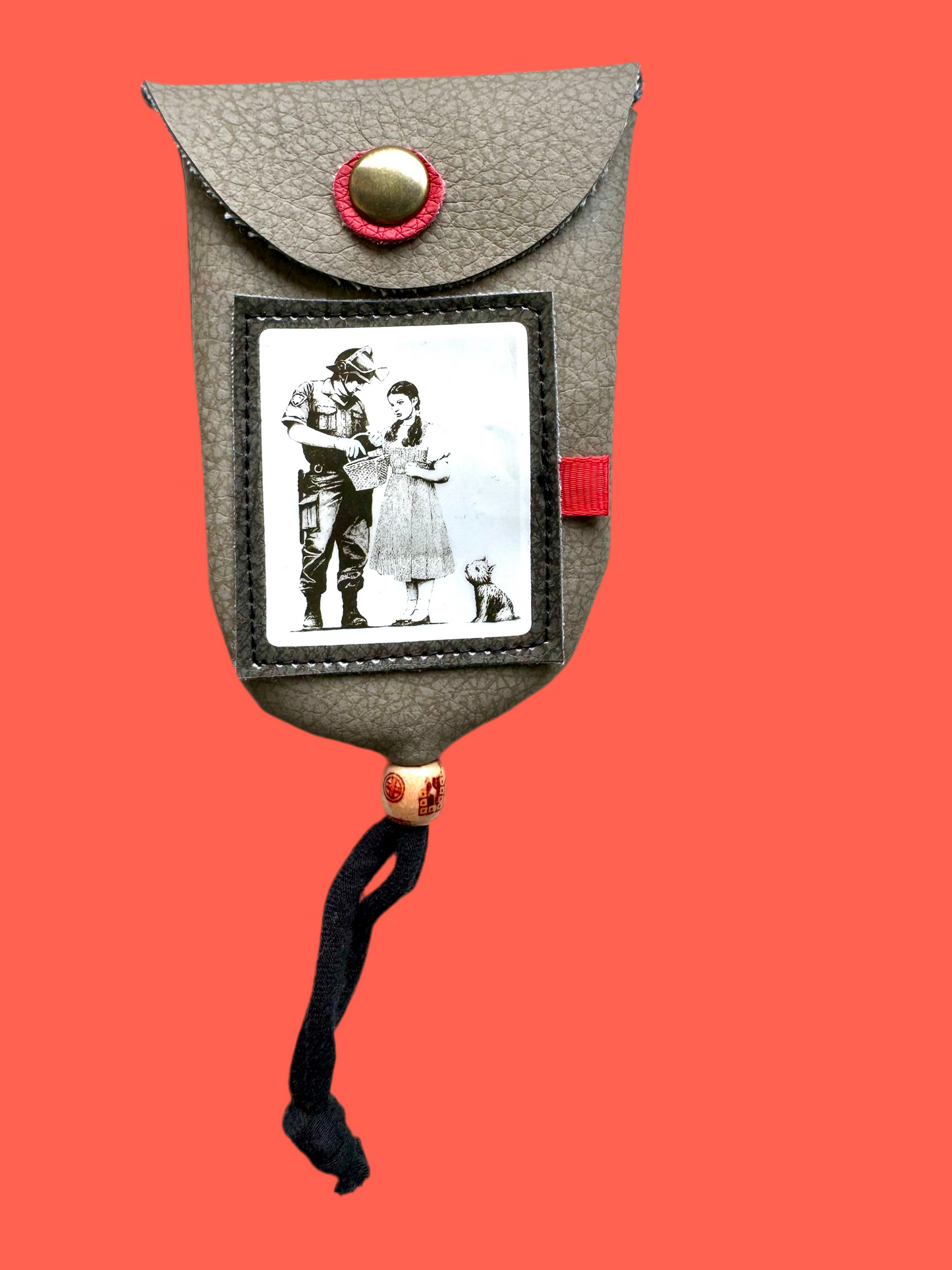 Banksy key pouch