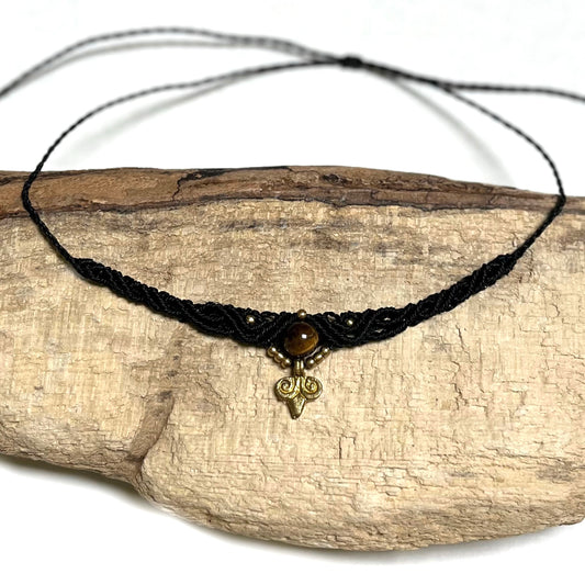 Ogrlica s kristalom Tigrovo oko