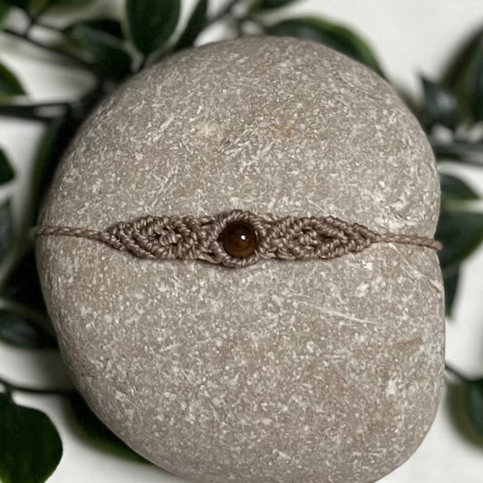 Zapestnica s kristalom Tigrovo oko