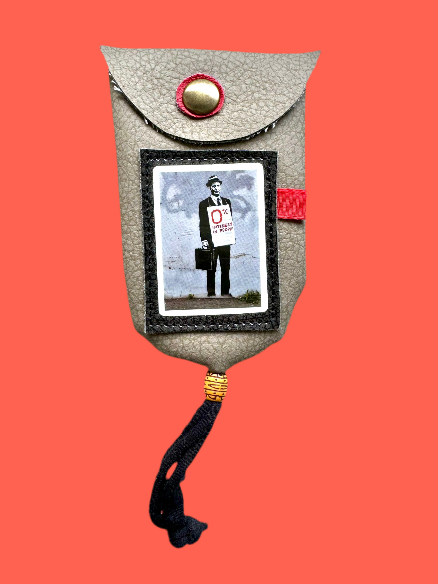 Banksy key pouch