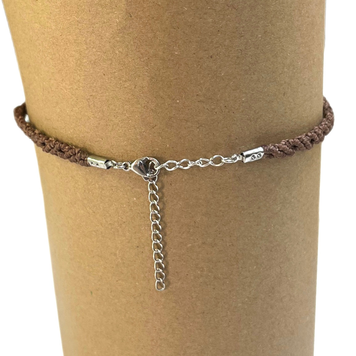 Choker s kristalom Črni ahat