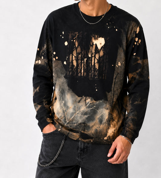Unisex ročno poslikana majica L