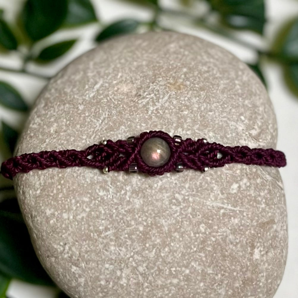 Labradorite crystal bracelet