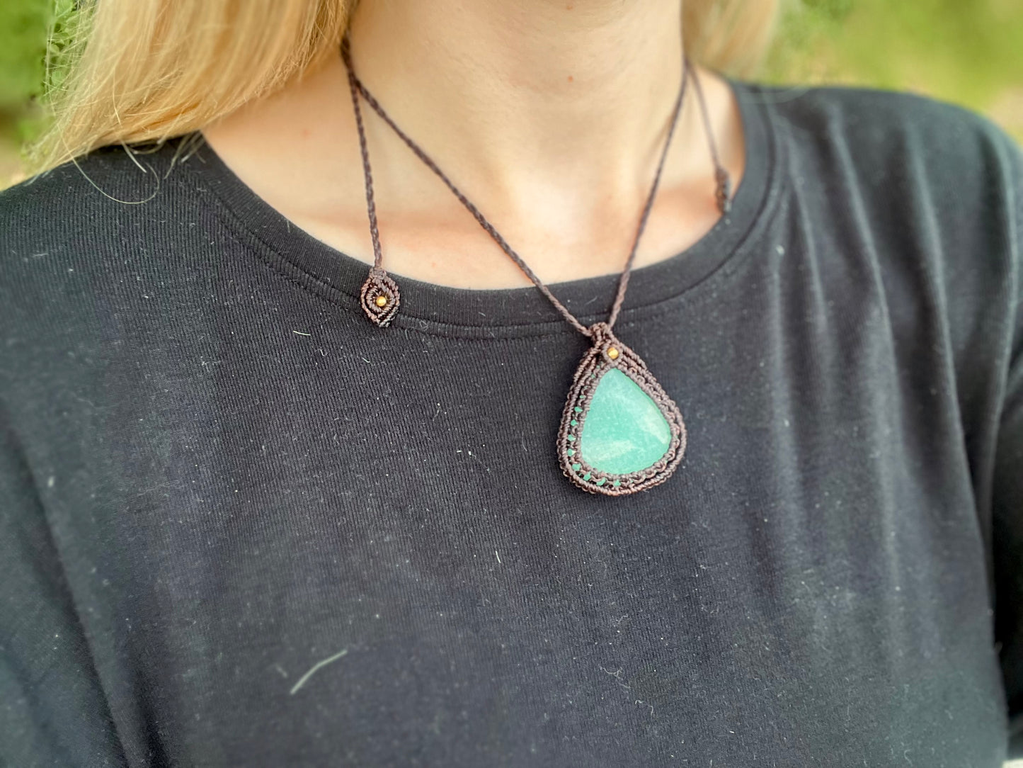 Amulet s kristalom Amazonit