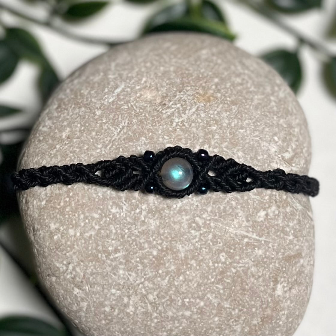 Labradorite crystal bracelet