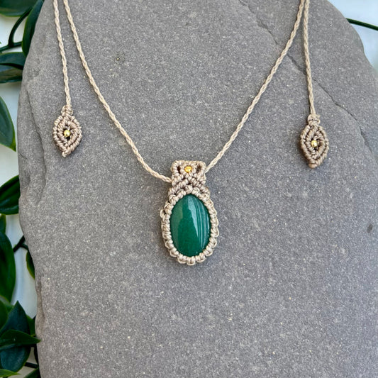 Amulet s kristalom Zeleni aventurin